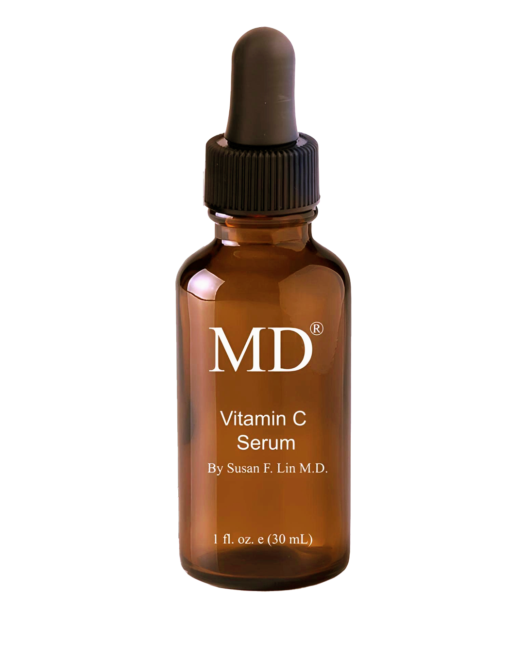 MD Ultimate 20% Vitamin C Serum for face featuring pure L-Ascorbic Acid in a professional-grade clinical bottle for anti-aging and dark spot reduction.