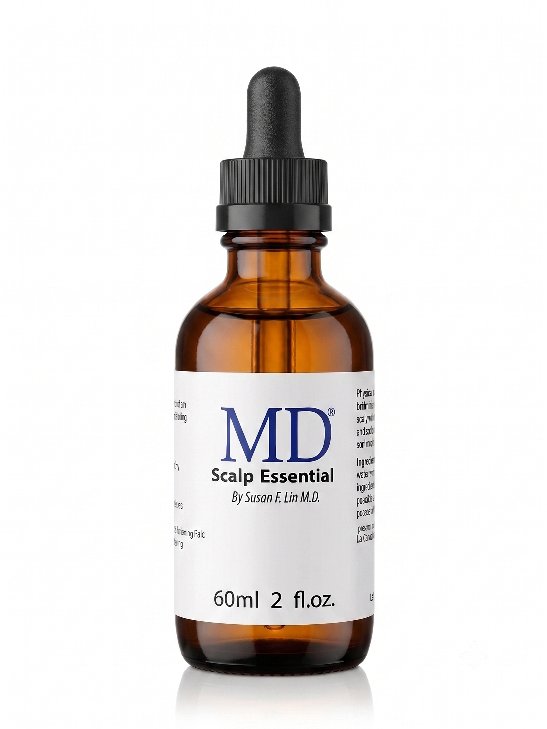 MD Scalp Essential anti-itch serum bottle for oily, flaky scalp and hair loss support from the MD Hair collection